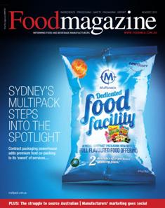 Food Magazine - November & December 2013 | ISSN 2202-0268 | CBR 96 dpi | Bimestrale | Professionisti | Cibo | Bevande | Packaging | Distribuzione
Food Magazine provides analytical feature driven content directly related to the concerns and interests of food and drink manufacturers in production and technical roles.