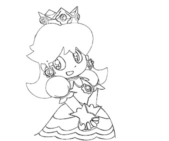 Printable Princess Daisy Coloring Pages