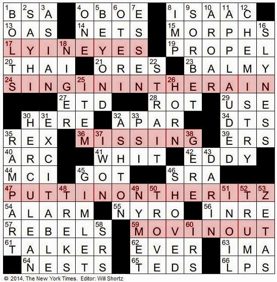 The New York Times Crossword in Gothic |Page 31, Chan:8437994 |RSSing.com&quot;