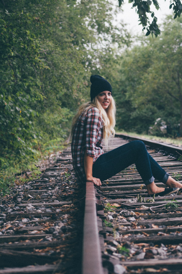 K Avenue Blog: What you don't see: weekend plaid on the tracks
