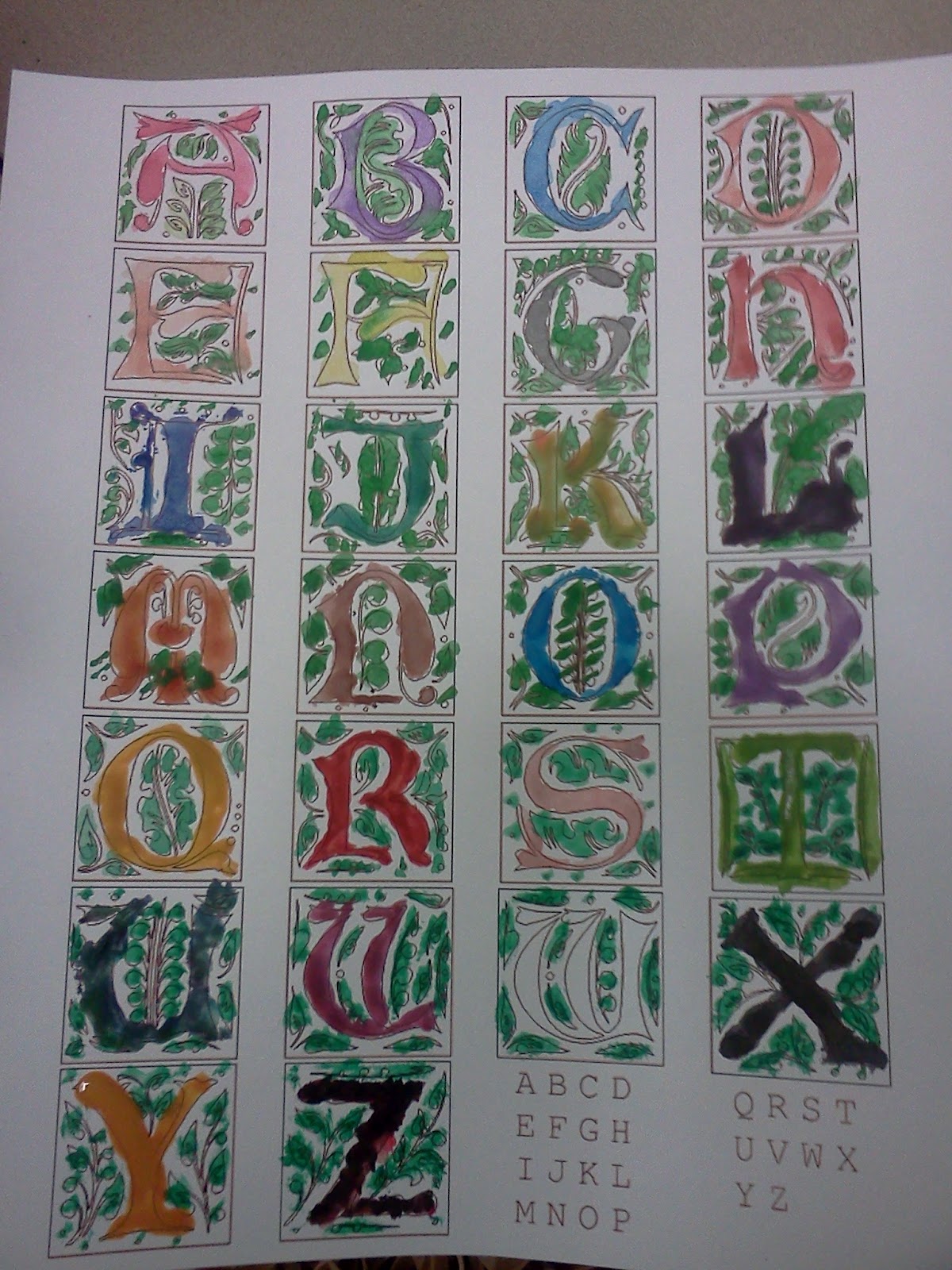 The Weekly Craft: Alphabet Craft