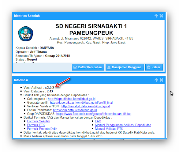 Dapodik 3.02