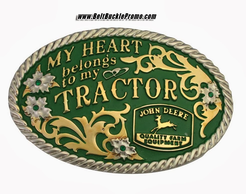Custom Belt Buckle Promo Custom belt buckle for John Deere