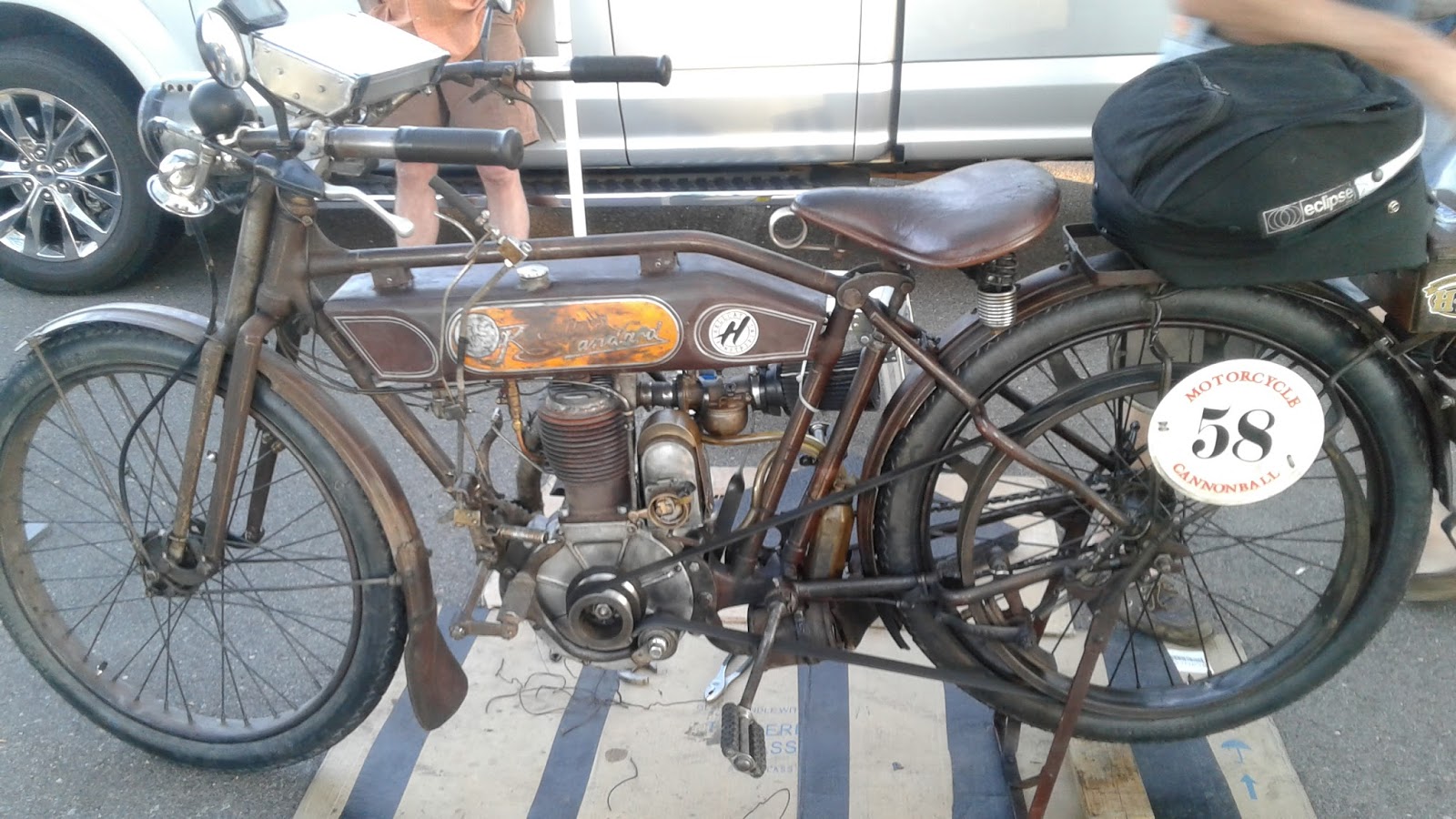 OldMotoDude Pre1917 Reading Standard being worked on at the Pueblo Co