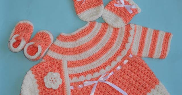 Crochet - Crosia Free Patttern Urdu, Hindi Video Tutorials: Baby Dress ...