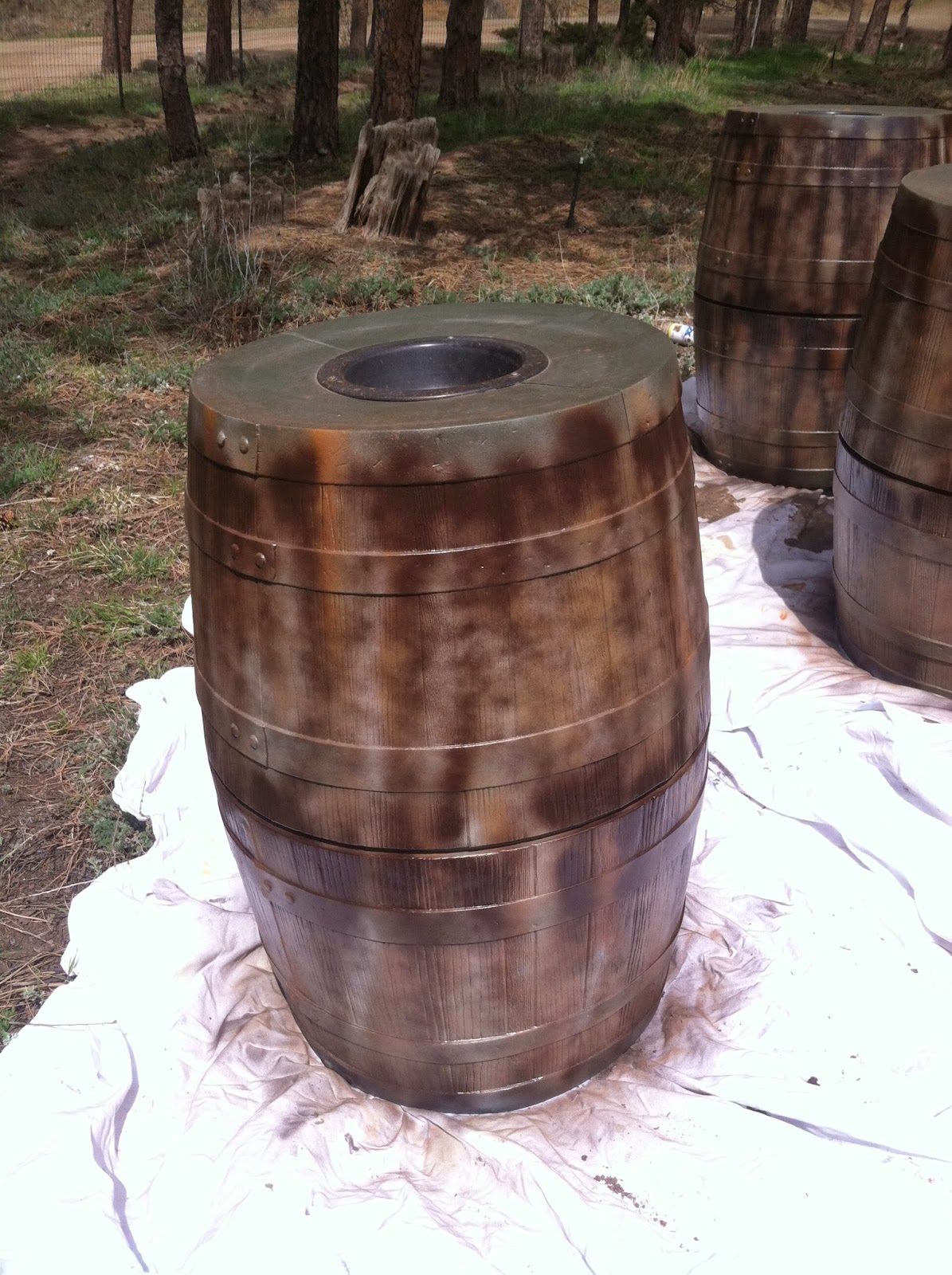 Events by Autumn. The Blog. HOW TO Make plastic wine barrels look