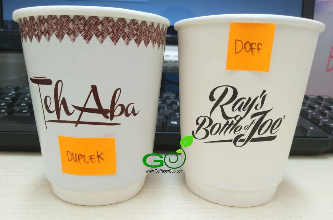 Ini Perbedaan Paper Cup Double Wall Duplex Jacket dan Double Wall White ...