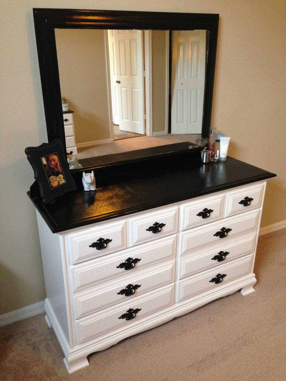 DIY Before & After Bedroom Dresser Makeover Decor Units