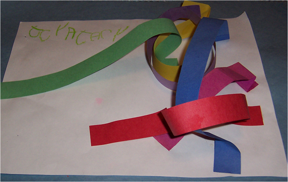 Kinder Friends Learning Paper Strip Sculptures