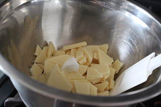 Chopped white chocolate