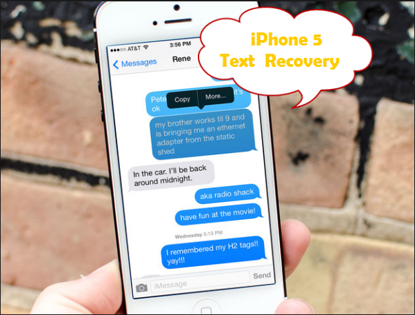 iphone 5 text recovery