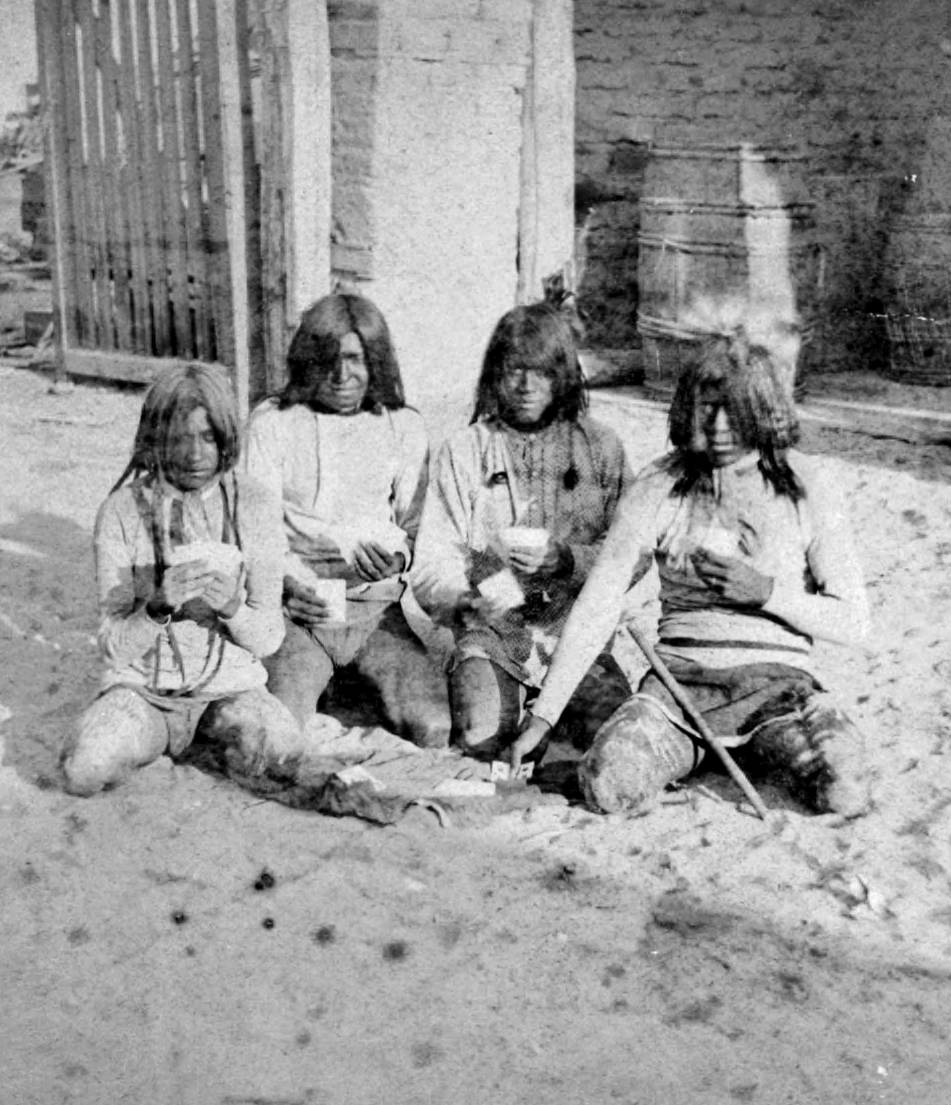 The Chubachus Library of Photographic History Portrait of Four Apache