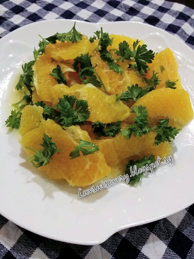 Luvswesavory Orange and Parsley Salad