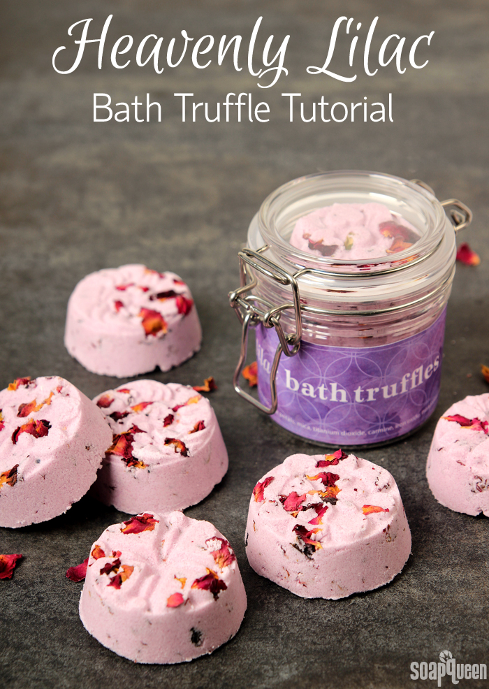 Making Scentz (aka Homemade Bath Products) Heavenly Lilac Bath Truffle