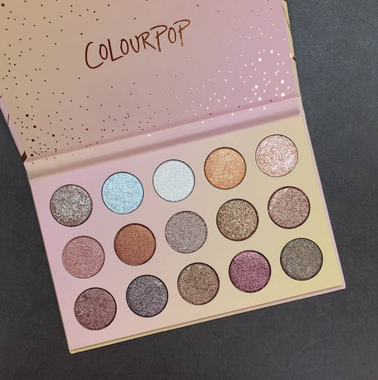 Maggie S Makeup Colourpop Golden State Of Mind Eyeshadow Palette Swatches A...