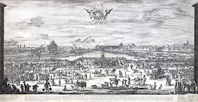 Della Bella's detailed print showing the Pont Neuf in Paris