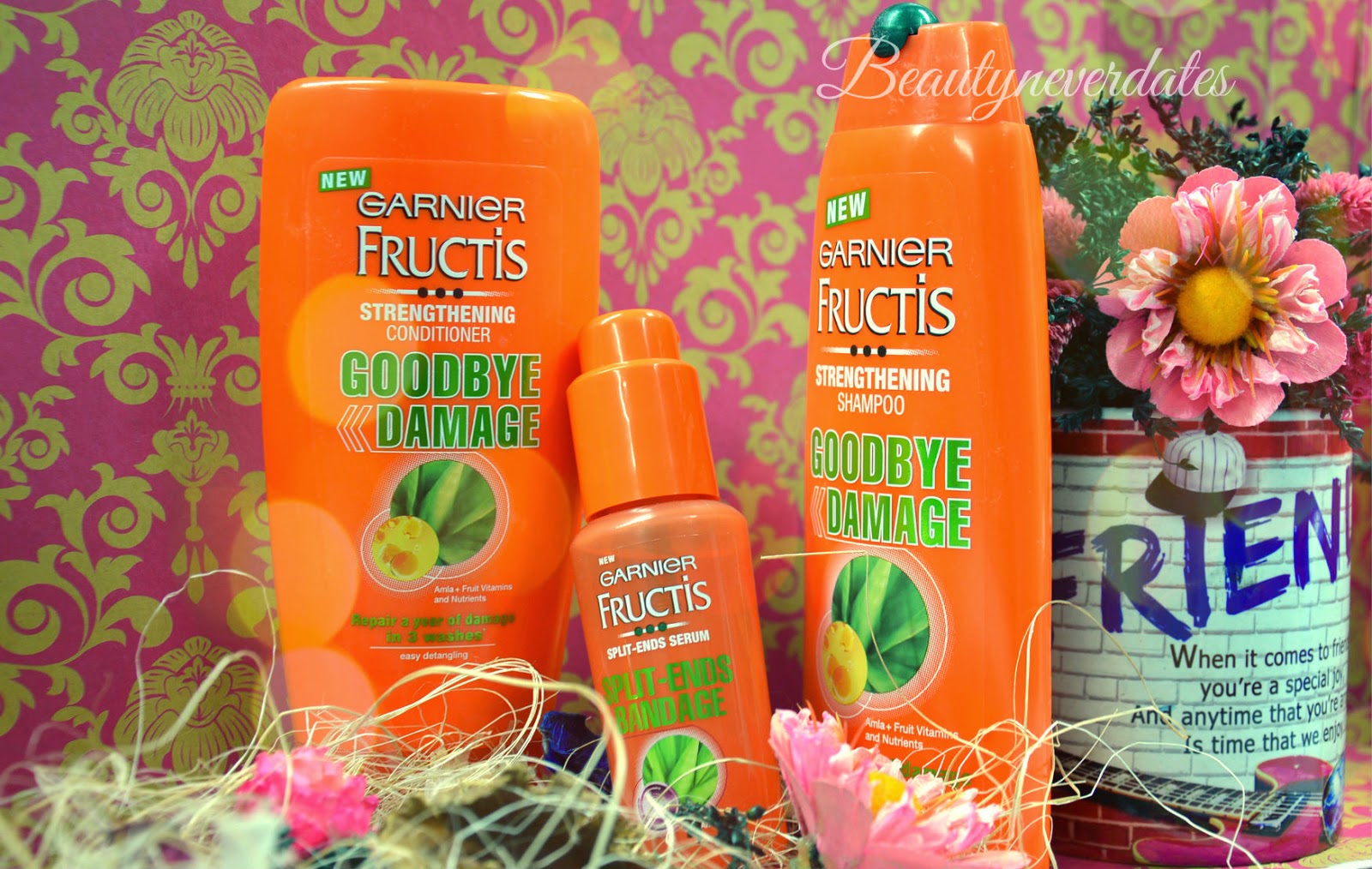 My Favorite Garnier Hair Products - Shampoo, Conditioner, Leave-in-conditioner and Styling Gel