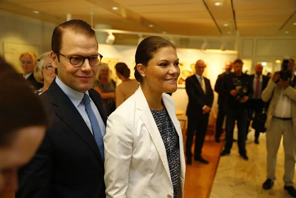 Crown Princess Victoria of Sweden and Prince Daniel of Sweden visited Swetox (Swedish Toxicology Sciences Research Center)