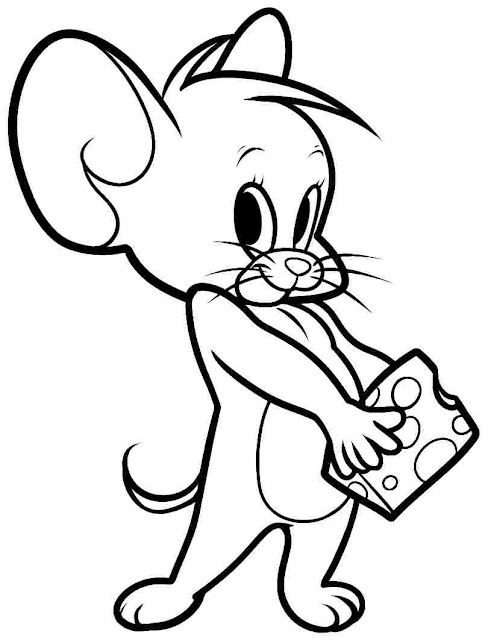 Kids Page: Jerry Coloring Pages