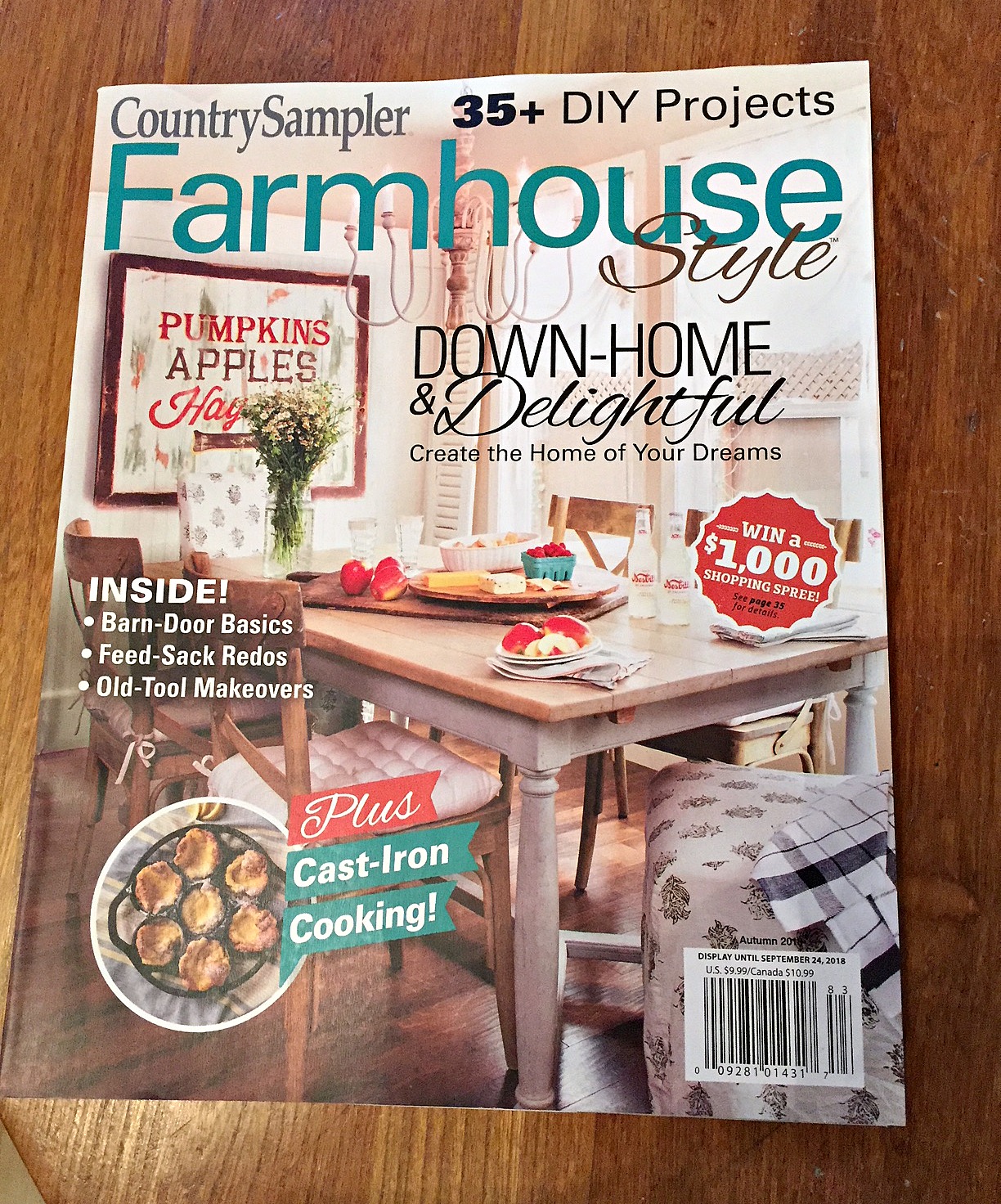 Country Sampler Farmhouse Style Magazine Feature Buffalo