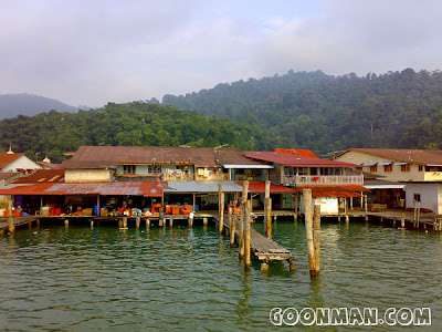 Village Pangkor Island, Perak, Malaysia