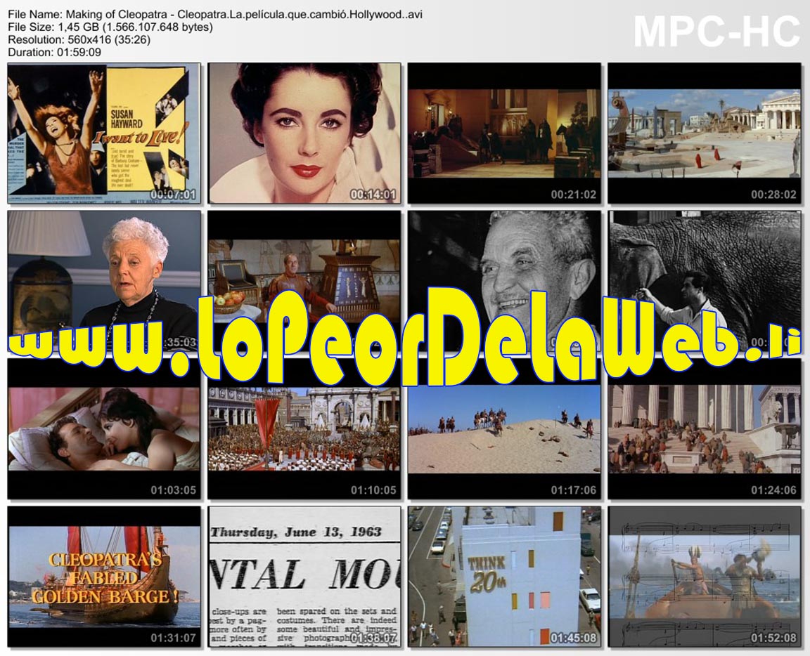 Cleopatra, la Película que Cambió Hollywood (Docum. / 2001)