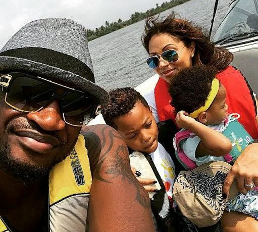 peter okoye wife beach