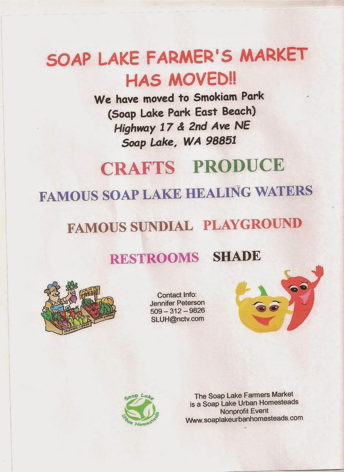 Soap Lake Urban Homesteads/Soap Lake Community Garden