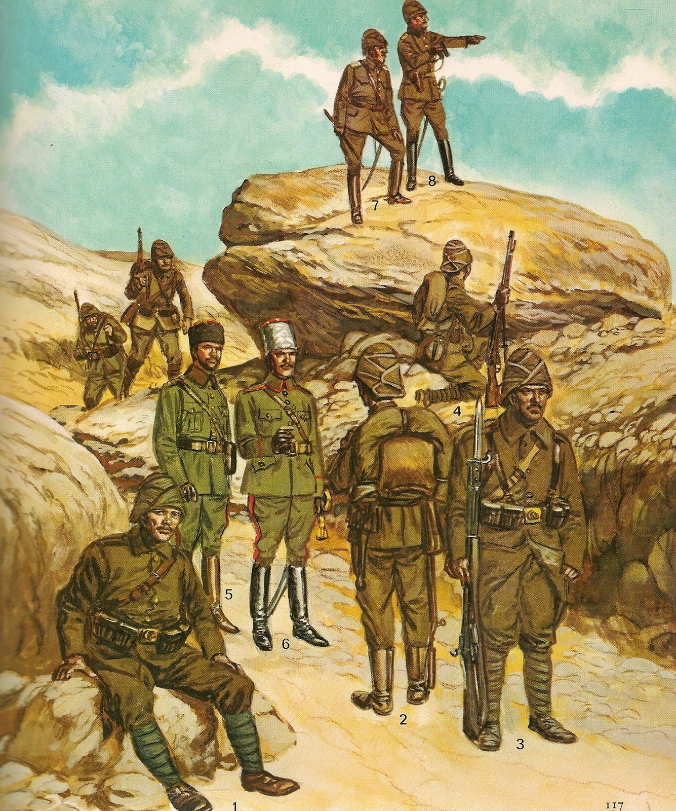 Читать земляной солдат. Форма солдат Турции первой мировой. Солдат Османской империи 1914. Турецкая армия в первой мировой войне.