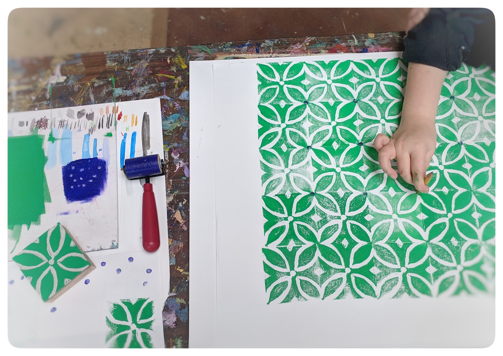 Studio Kids Children's Art Classes in Ballard, Seattle Printmaking