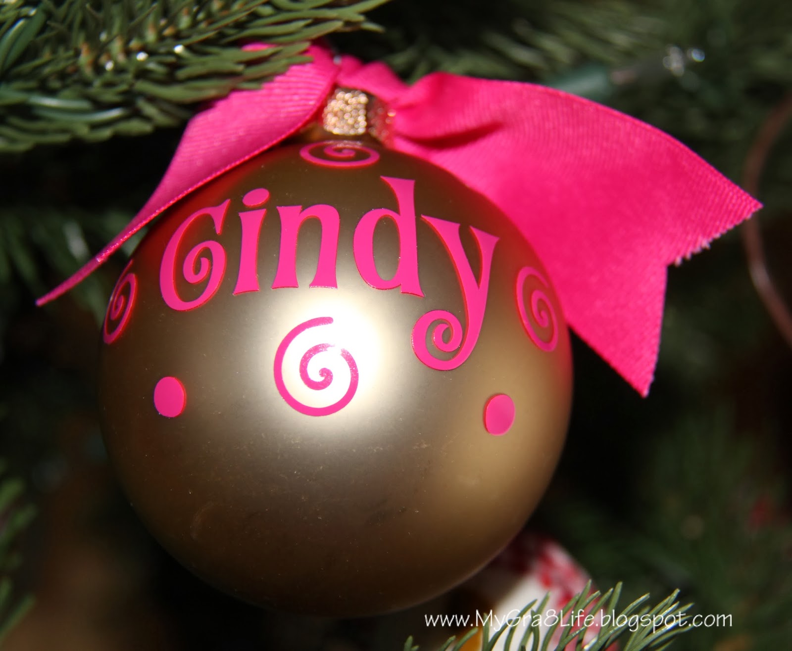 Christmas ornaments like days of our lives