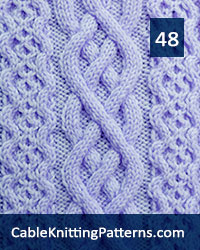 Cable Knitting 48.Skill Level: Intermediate knitter and up.