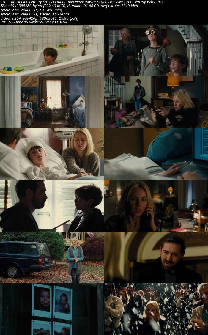 The Book of Henry (2017) Dual Audio Hindi 480p BluRay x264 300MB Movie Download