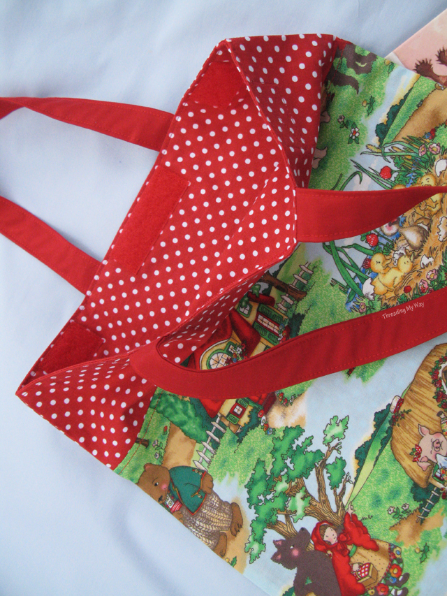 Threading My Way Library Bag Tutorials