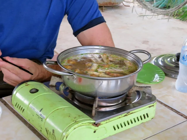 Muscovy Duck Soup on a Siem Reap Street Food Tour in Cambodia