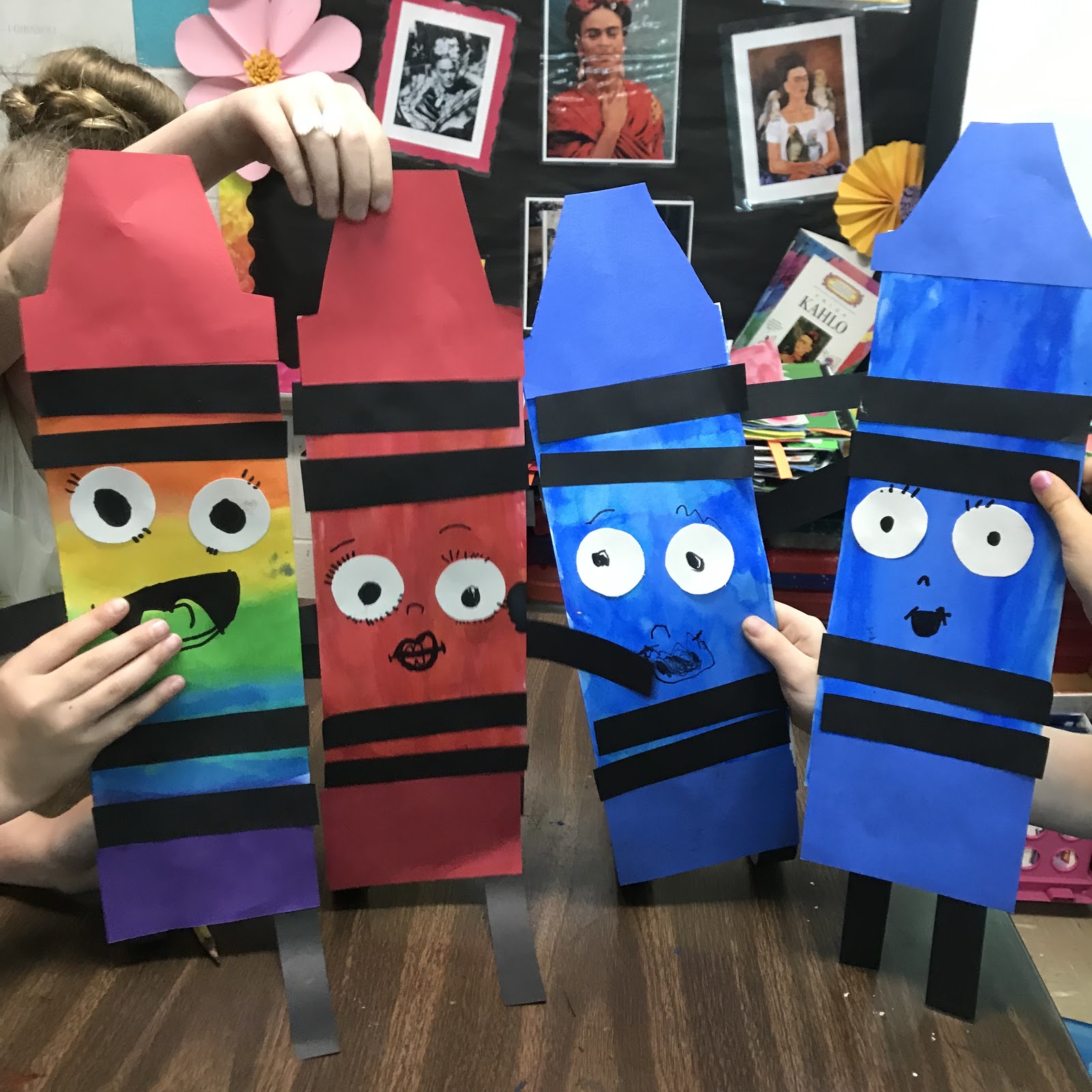 Elements of the Art Room: Kindergarten Crayons!