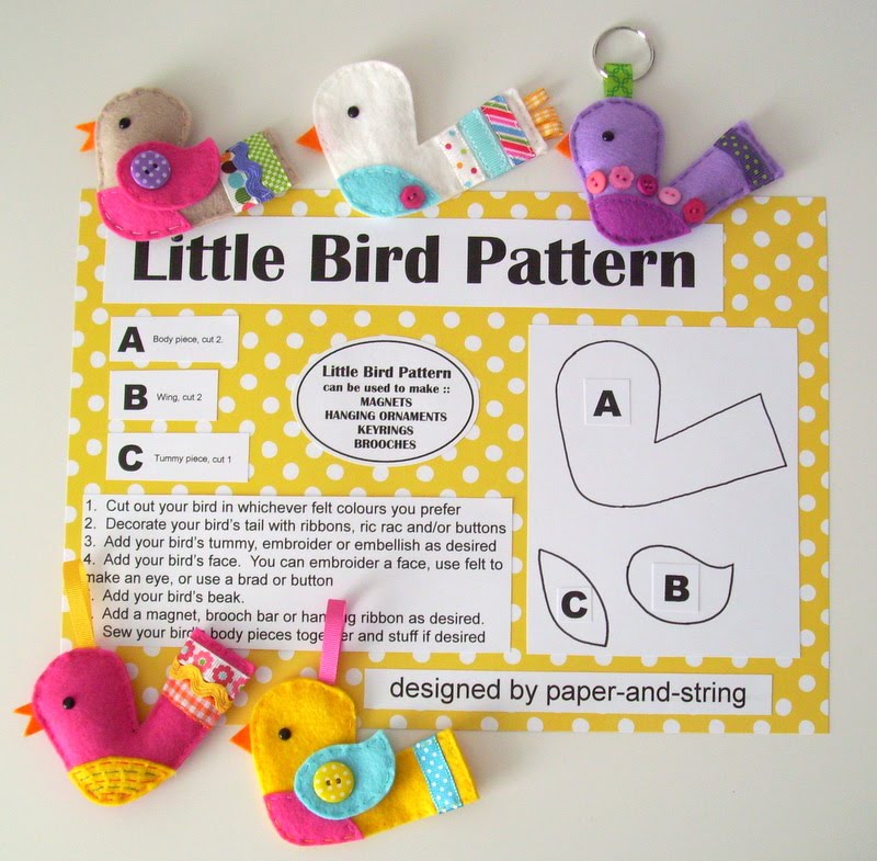 Little Birds Knitting Pattern @Craftzine.com blog