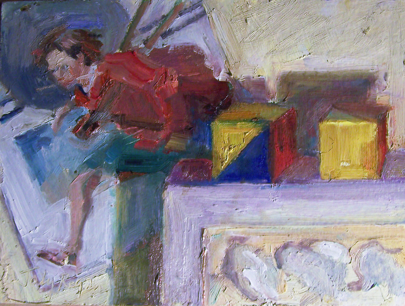 Jody Regan Paints Shelf Life 6 x 8 oil