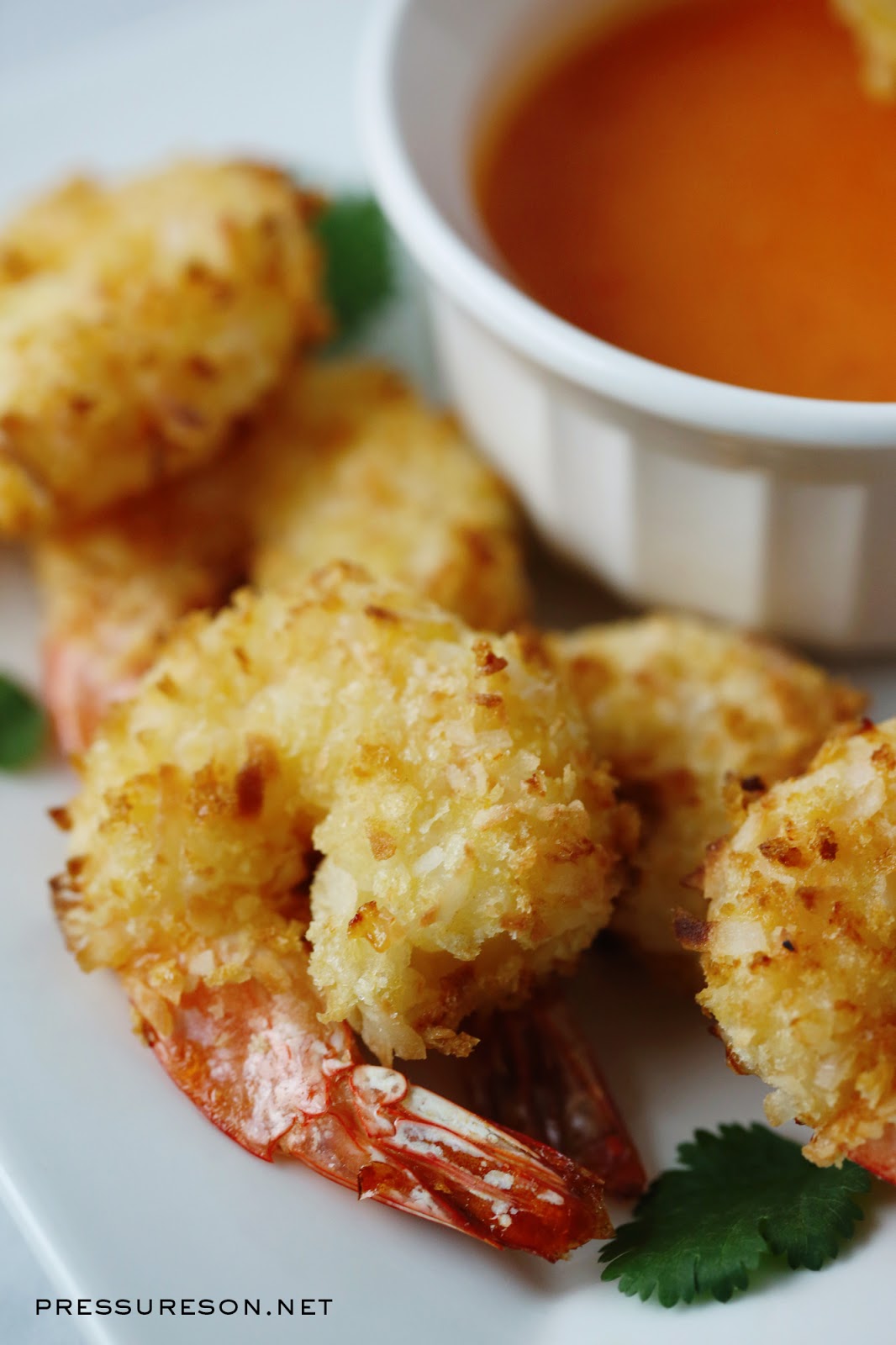 AIR FRYER COCONUT SHRIMP W/ SWEET CHILI, COCONUT, AND LIME SAUCE Fit