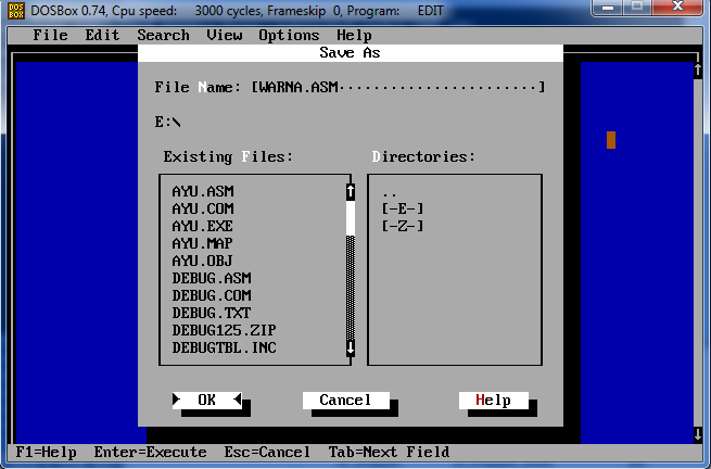 dosbox illegal command dosbox illegal command