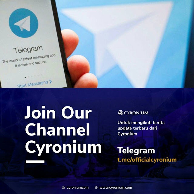 SEGERA GABUNG DI Official Cyronium Telegram Channel
