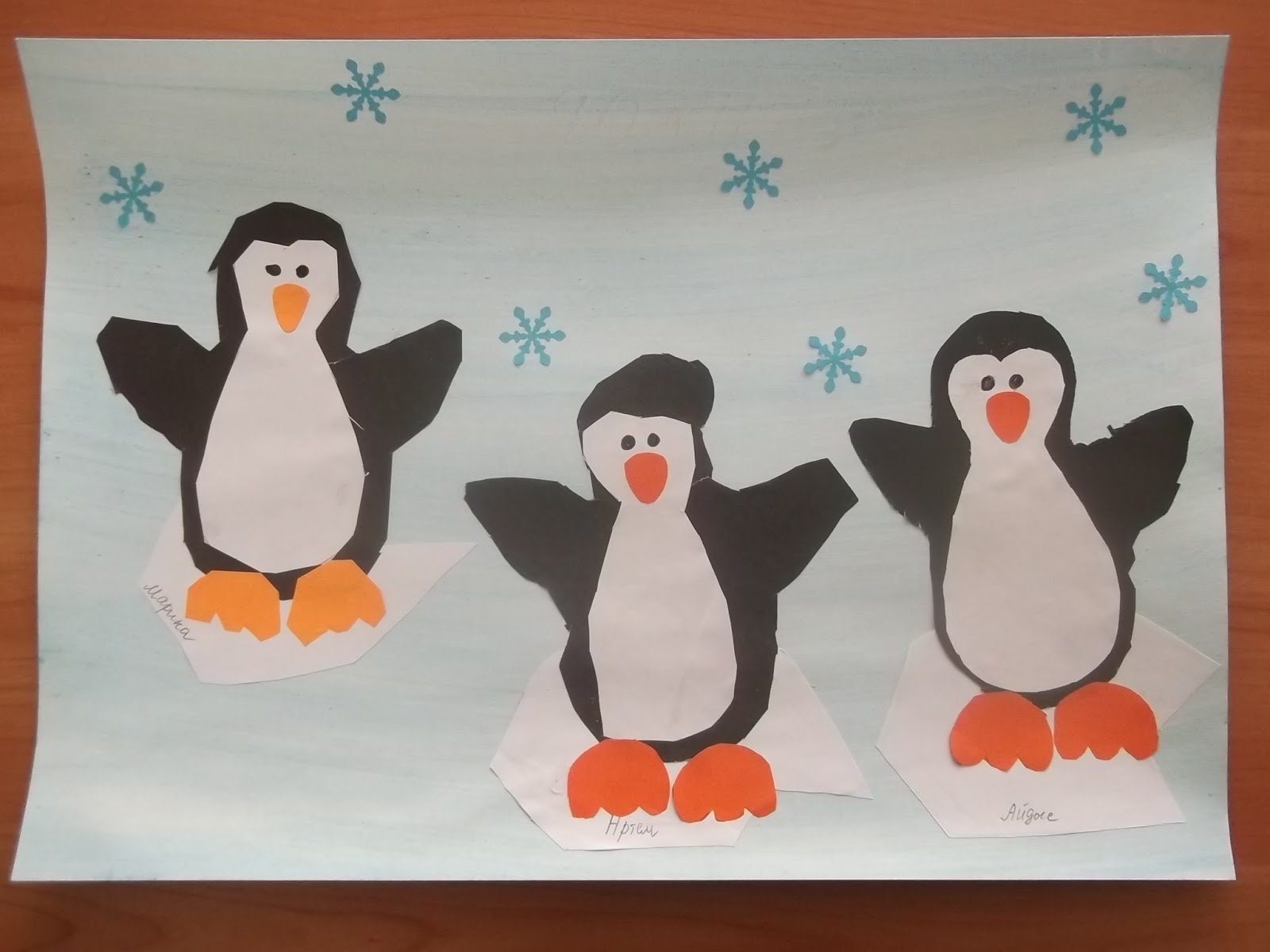Коллективная работа пингвины. Аппликация пингвины на льдине в старшей группе. Коллективная работа пингвины. Аппликация пингвины на льдине подготовительная группа. Коллективная работа пингвины.