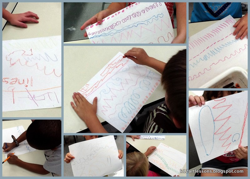 Art Lesson Plans for K-12: Drawing Lines with K-1