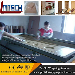 Factory offer mdf door Kitchen cabinet Vacuum Membrane Press Machine