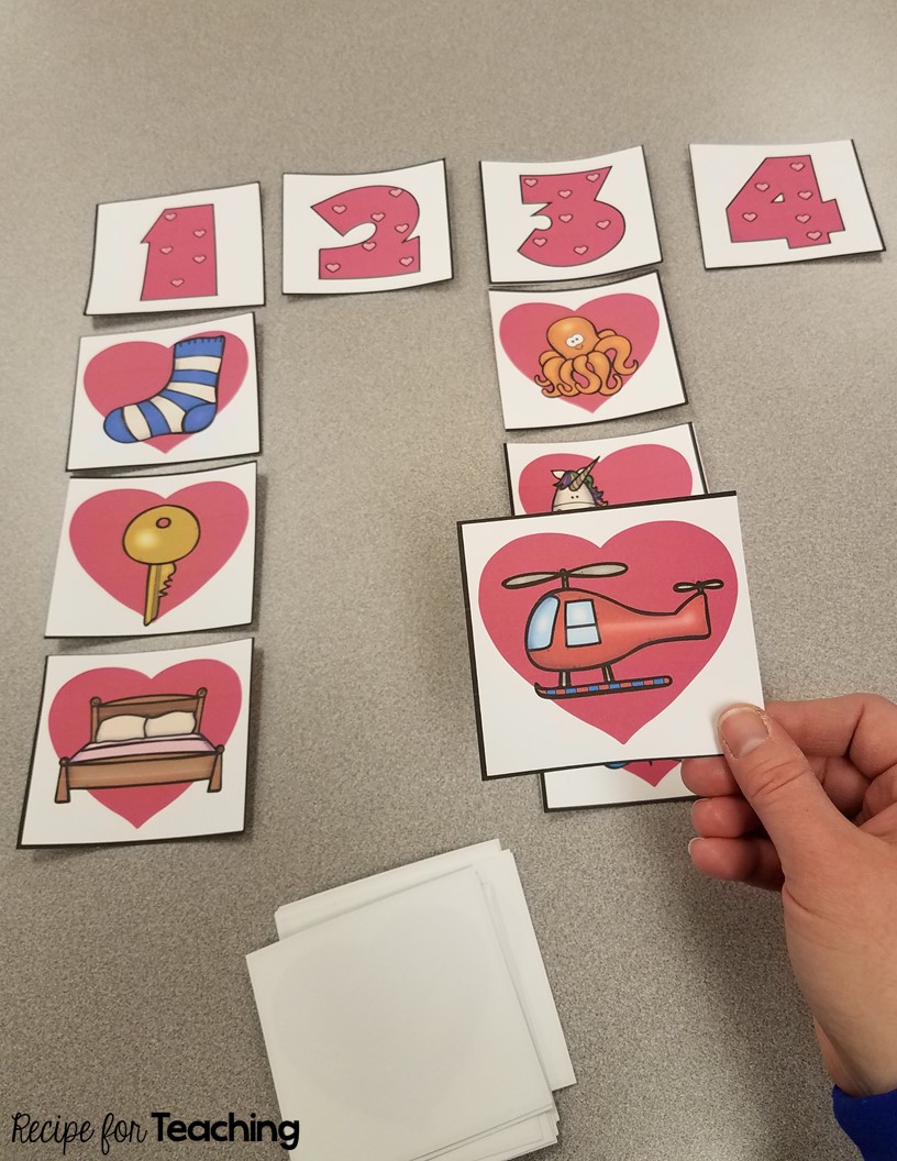 Heart Syllable Sort Recipe for Teaching