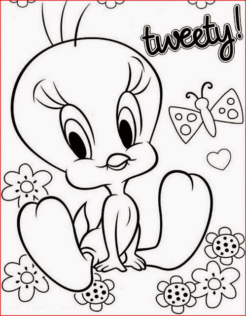 Tweety Bird coloring.filminspector.com