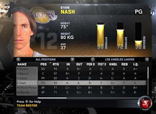 Steve Nash is now on L.A. Lakers