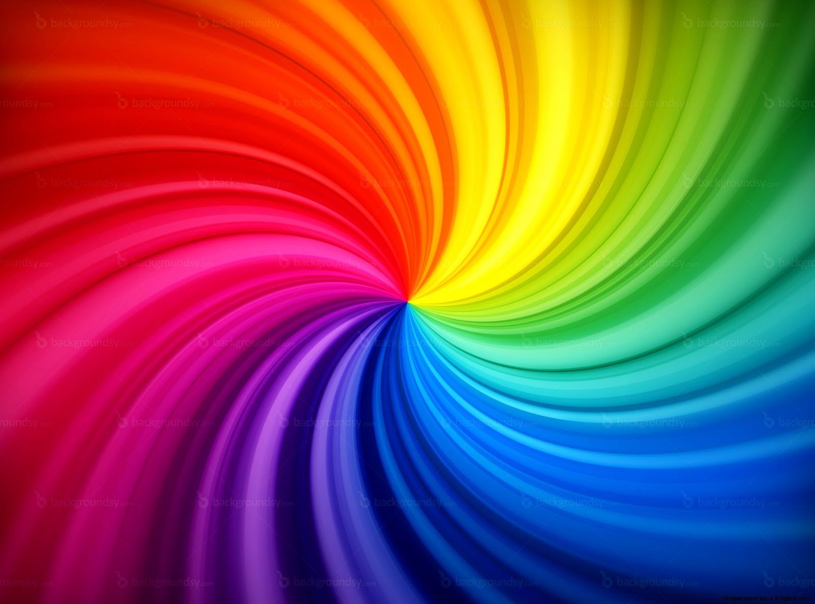 Abstract Cool Rainbow Designs