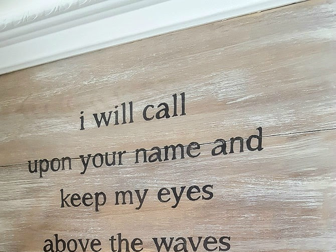 How to Make a Driftwood Sign with Lyrics