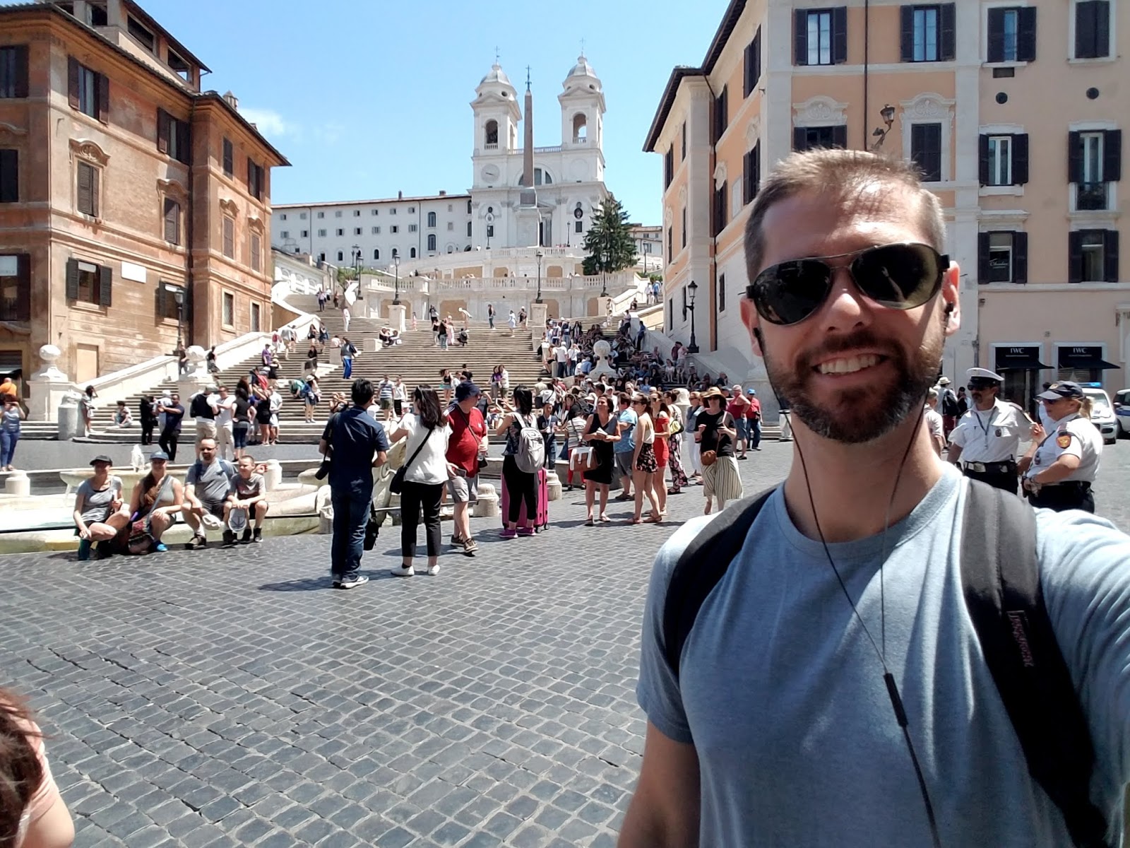 Justin and Shannon Teaching Overseas Romein' Around Italy